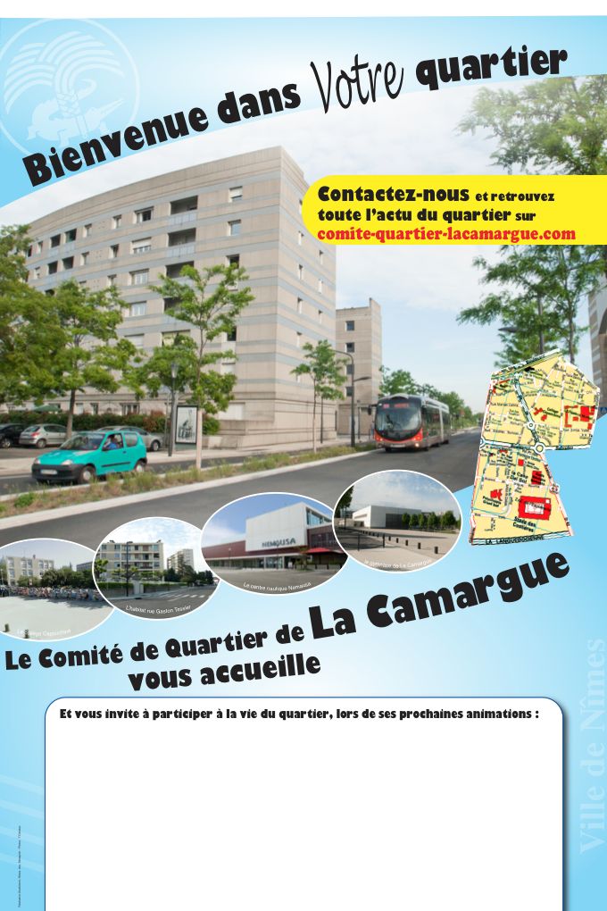 Affiche de communication locale
