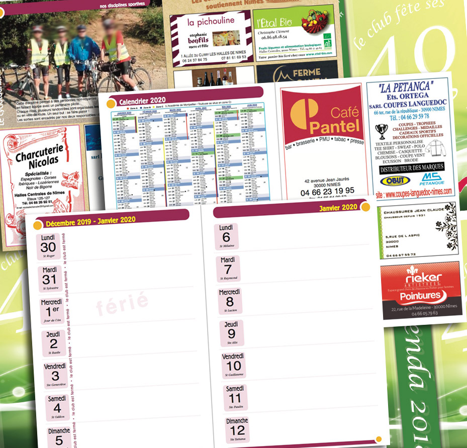 Agenda personnalisé